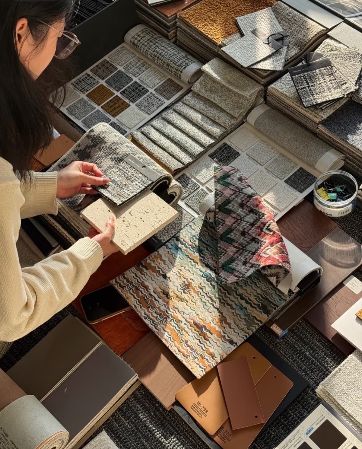 软装选品过程:材料初选
